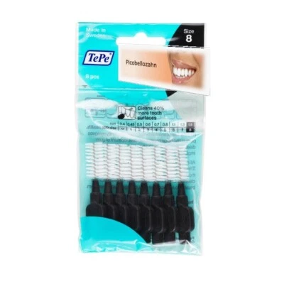 TePe Zwischenraumbürsten schwarz - 1,5 mm - 8 Stück
