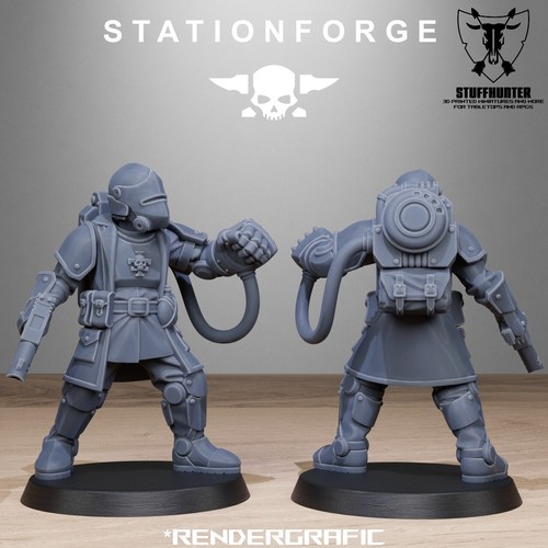RoyalGuard Enforcers (10) - StationForge - Wargaming Grimdark Imperial - Picture 3 of 13