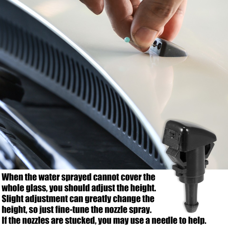 18pcs Front Windshield Washer Nozzle Kit 05303834AB for Jeep Patriot