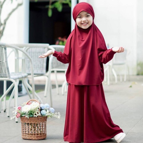 Kids or Children or Girls Jilbab Abaya or Burqa All Color Crape Firdous Premium - Picture 13 of 23