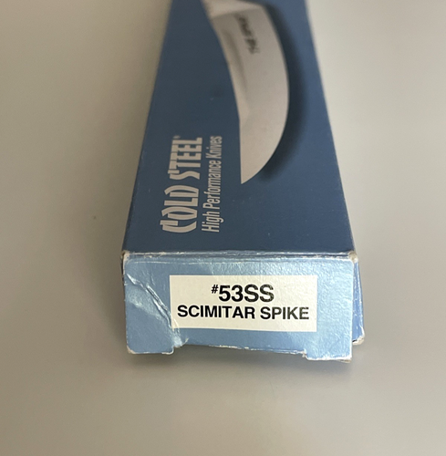 Cold Steel 53SS Scimitar Spike Dawson Fixed Blade Messer Taiwan - Bild 14 von 14