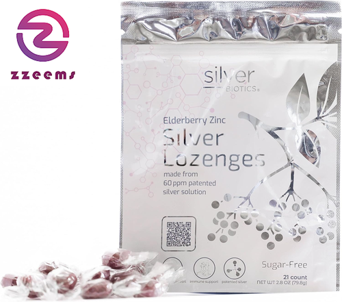 Silver Biotics Sugar-Free Colloidal Silver Lozenges | 60 Ppm Silversol | Immune - Picture 2 of 12