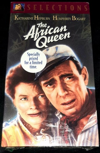 THE AFRICAN QUEEN Hepburn Bogart VHS 20th Century Fox 'SELECTIONS' in Color NEW - Imagen 1 de 7