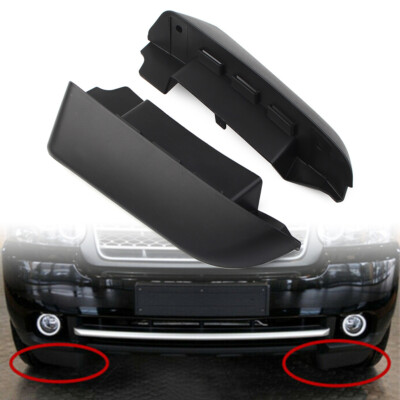 2-Piece Front Bumper Deflector Kit For 2010-2012 Land Rover Range Rover 5.0L V8 – Chrome Finish, Easy Install