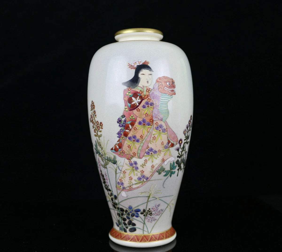 越太在日本古董花瓶| eBay