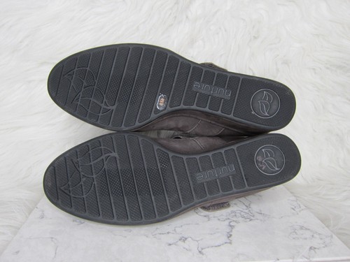 Nurture Gray Suede Comfort Wedge Mary Janes Shoes size 8M NWOB - Picture 10 of 10