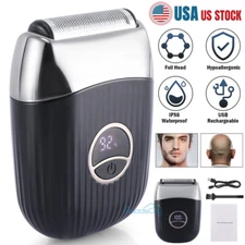 Men's USB Electric Shaver Trimmer Razor Rechargeable Hair Beard Shaving Machine