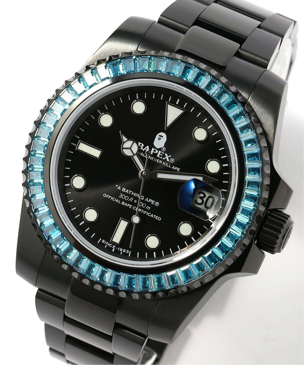 BAPEX 腕時計CRYSTAL STONE TYPE1 アベイシングエイプ TYPE 1 BAPEX CRYSTAL STONE | bape.com