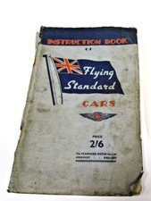 FLYING STANDARD NONE TEN TWELVE TWENTY FOURTEEN 1936-37 Instruction Book Manual