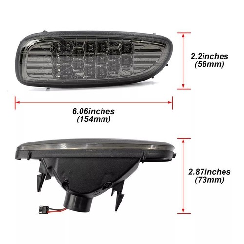 2X Für Zweite GEN MINI COOPER R56 R57 R58 R59 Nebelschlussleuchten Rücklicht - Bild 3 von 9