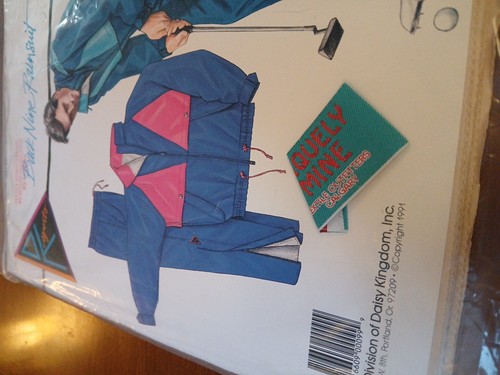 Vtg Daisy Kingdom 1991 Back Nine Rainsuit /Tracksuit Pattern Textile Outfitter - Picture 5 of 12