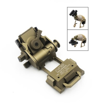 #ad New L4 G24 CNC Machined NVG Helmet Metal Mount Breakaway Bracket For PVS14 PVS 7 $55.99