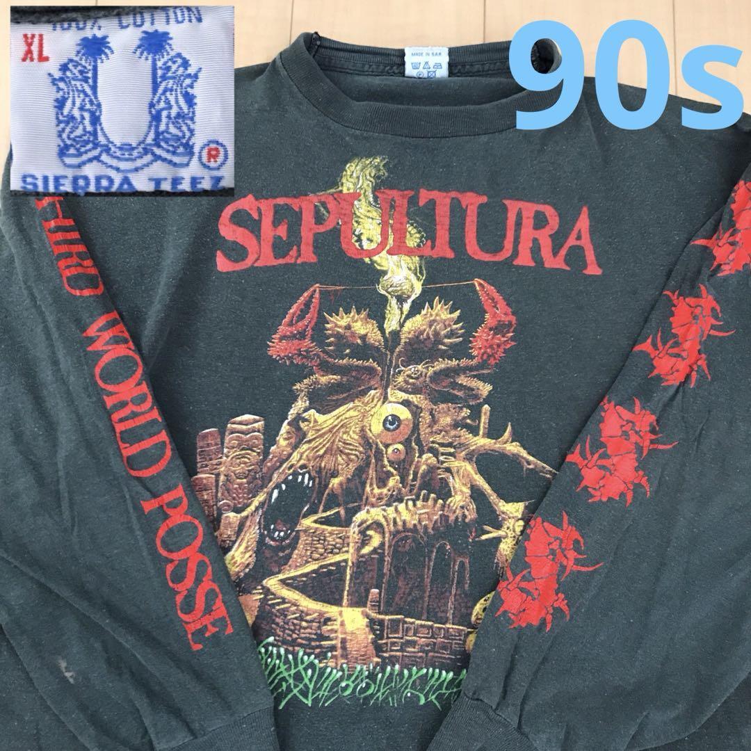 春夏新作モデル 激レア SEPULTURA セパルチュラ 1996年製ヴィンテージ