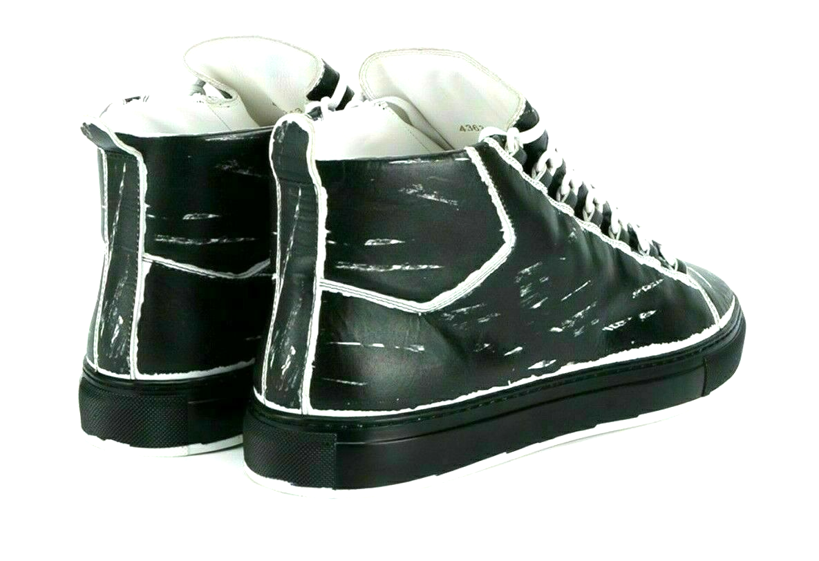 BALENCIAGA ARENA LEATHER HIGH-TOP SNEAKERS SHOES SCHUHE