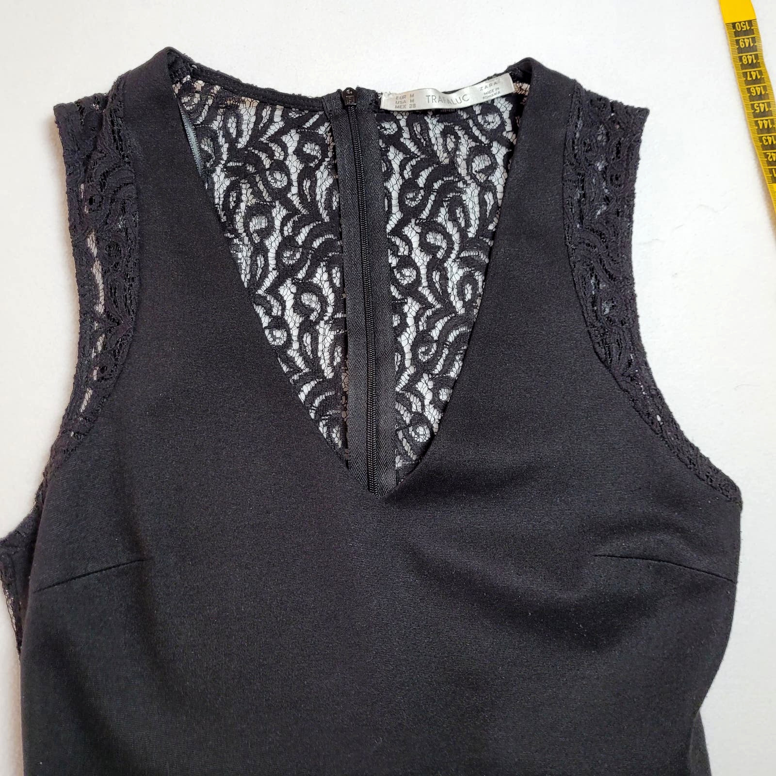 TRAFALUC Zara Women's Dress Medium Black Mini Bod… - image 7