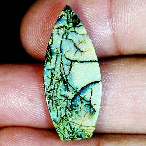 11.85Ct Sterling Monarch Opal FANCY Cabochon 14X34X4mm opal Loose Gemstone BC-18