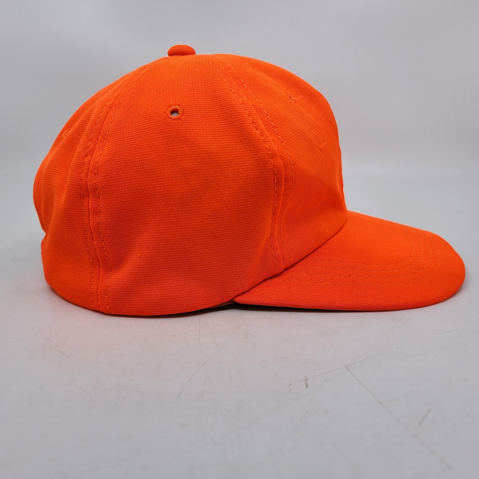 Solid Orange Snapback Trucker Hat Cap Adjustable … - image 2