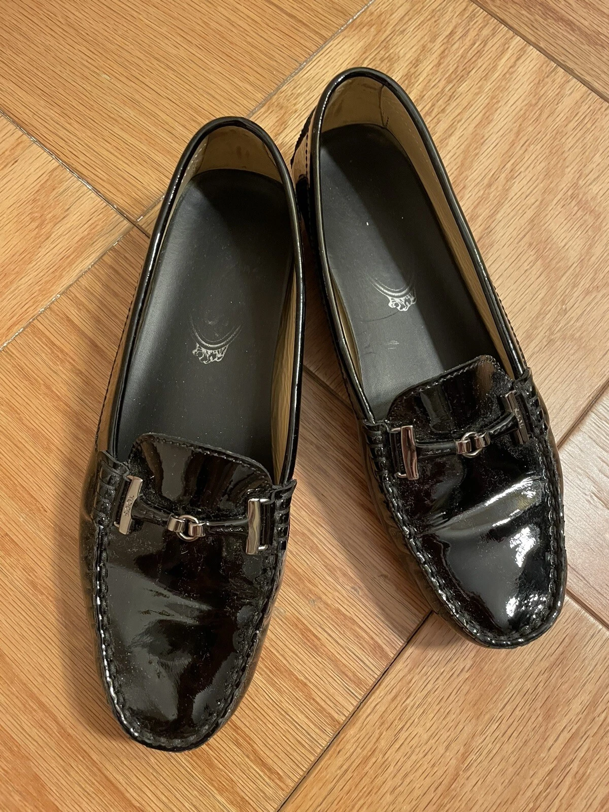 TOD’S Mocassini tods neri classici taglia 36 5 pelle patinata unisex