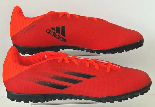 Adidas X Speedflow.4 TF Astro Turf Botas de Fútbol PARA HOMBRES FY3336 Naranja Reino Unido 12 NUEVAS - Imagen 3 de 9