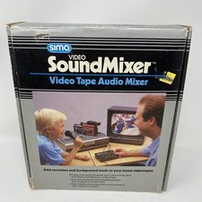 Vintage SIMA Video Sound Mixer Video Tape Audio Mixer