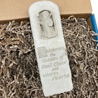 1995 Carruth Studios 7” Christmas Santa Claus Stone or Plaque Made in USA SIGNED