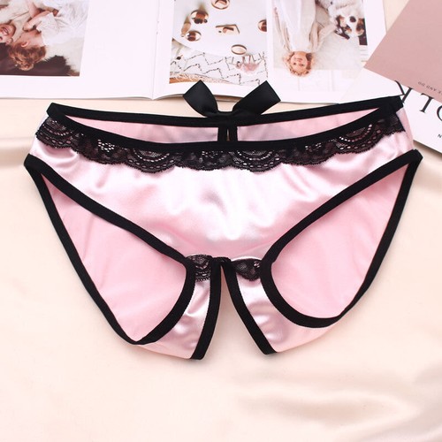 Women Panties Sexy Open Crotch Women G-string Thongs Lace Women Erotic Panties* - Picture 18 of 30