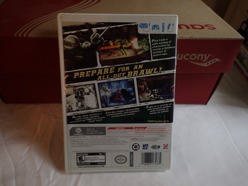 TMNT Teenage Mutant Ninja Turtles: Smash-Up (Nintendo, Wii) Complete TESTED - Picture 3 of 4