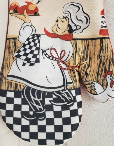 3-teiliges SET: 1 TOPFHALTER, 1 HANDTUCH & 1 OFENHANDSCHUH, FAT CHEF & ROOSTER, SH - Bild 4 von 12