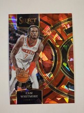 2023-24 Select Cam Whitmore Rookie Premier Red Cracked Ice Rockets #118 SP