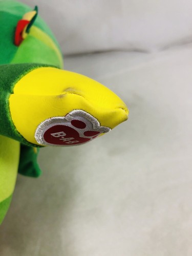Build A Bear Magiquest Plush Charlock Red Dragon And Green Foil BAB No Sound - Picture 21 of 24