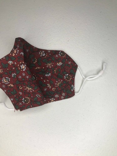 100% Cotton Floral Printed Fabric Reversible Reusable Washable Face Mask Adult - Picture 42 of 50