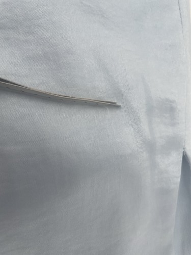 Superdaunen drapiertes Midi Schlupfkleid Damen XXS hell staubblau Meerjungfrau **LESEN** - Bild 9 von 17