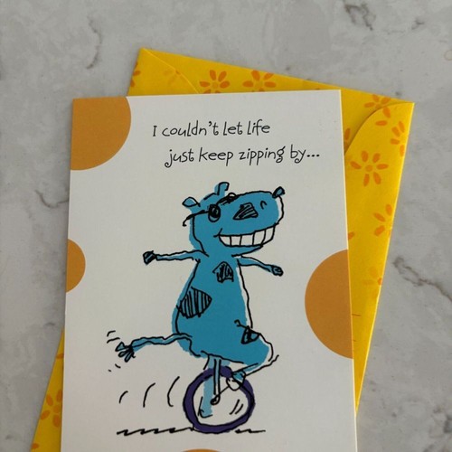 I Couldn't Let Life Just Keep Zipping By Whimsical Greeting Card by Dayspring - Picture 2 of 5