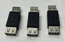 3 USB Type A Female to USB Type A Male Adapter Cable Plug Adapter iPod Charging
