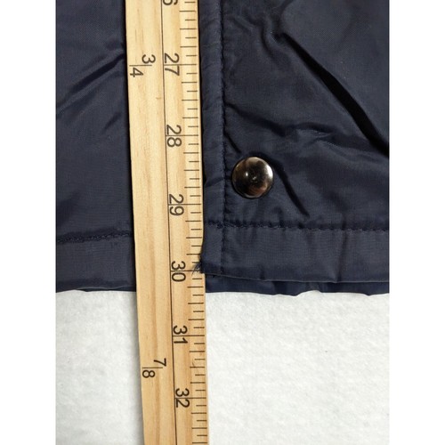 Vintage Weather Breaker Navy Blue Lined Jacket Mens L - Picture 3 of 7