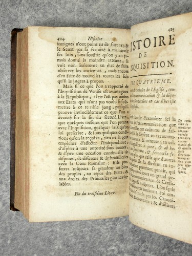 MARSOLLIER. HISTOIRE DE L’INQUISITION, ET SON ORIGINE. 1693. - Picture 11 of 12