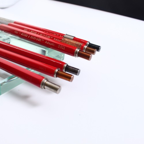 6 PC Lot KOH-I-NOOR Adapto 5611 Lead Holder Drafting Pencil Italy - Picture 3 of 4