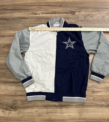 Mitchell & Ness Throwback Dallas Cowboys Varsity Jacket Full Zip Sz L Super Bowl - Picture 5 of 15