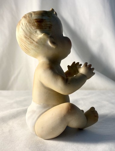 Napco Porcelain Bisque Baby N3149 Figurine - Picture 5 of 11