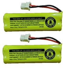 Vtech Battery BT183482 BT283482 89134801 CPH518J CS6114 DS6421 LS6425 (2-Pack)
