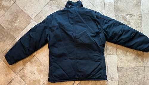 Carhart 48 Tall Quilted Lined Black Jacket Canvas Clean Not Worn Much - Picture 2 of 10