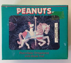 NIB Vintage Peanuts Porcelain Carousel Horse Christmas - Snoopy - Willitts #8514