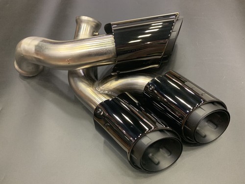 For Porsche Cayenne V6 2015 2016-2017 Black GTS Style Exhaust Tips Muffler Pipe - Bild 5 von 8