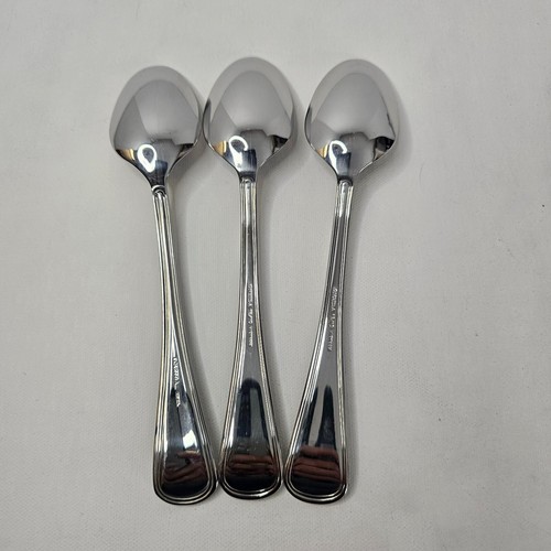 Oneida 18/10 Flambe Oval Soup Spoon Glossy Lot of 3 Replacement Flatware - Picture 5 of 9