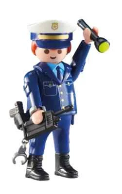 PLAYMOBIL 6502 Chef des Policiers City Action Police Figurine Neuf Rare