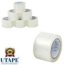 6 Rolls Packaging Tape Carton Packing Clear Shipping Tape Adhesive Tape 3"x330'