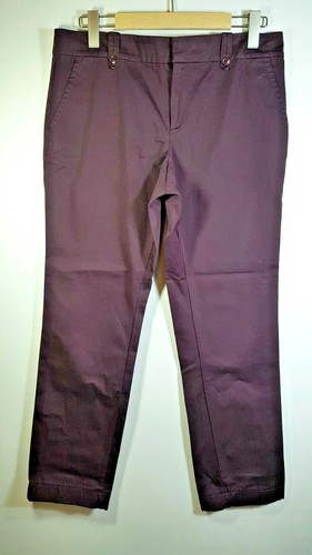 elasticizzato 32w Taglia 14 bordeaux Jigsaw 30l Womens colorato Chino Vino Cotone q8TUnawx