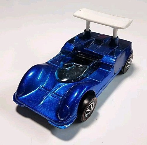 Vintage Hot Wheels Redline HK Blue w/Black Interior Chaparral 2G 1/64 Diecast - Picture 5 of 12