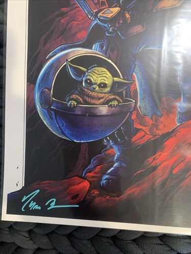 STARS WARS: Mandalorian Ryan Browne 11"x17" Signed PRINT (Limited Edition) - Picture 23 of 24