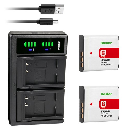 Kastar Battery LTD2 Charger for Sony NP-BG1 NP-FG1 Sony Cyber-shot DSC-H7 Camera - Picture 9 of 11